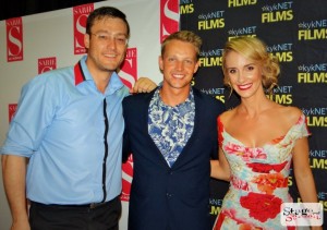 Louw Mulder saam met Ivan Botha En Donnalee Roberts by die Premiere van Vir Altyd