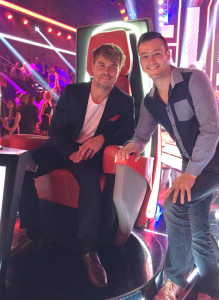 Bobby van Jaarsveld with Stage and Screen's Louw Mulder