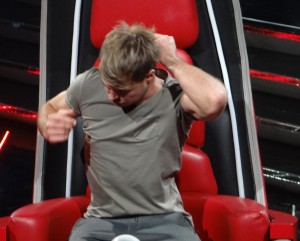 A frustrating Bobby van Jaarsveld, about to rule on one of #TeamBobby's battles