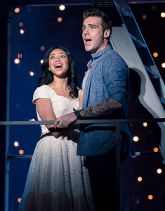 Jonathan Roxmouth as Tony and Lynelle Kenned as Maria in West Side Story