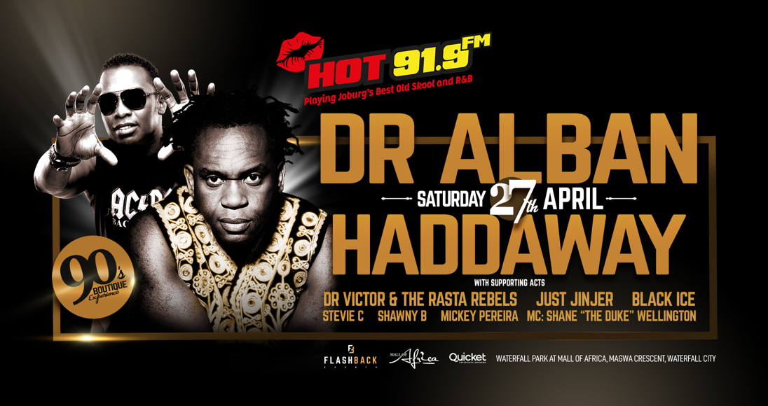 Dr Alban and Haddaway: April 2019