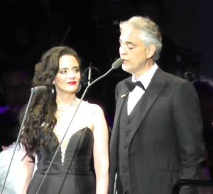 Andrea Bocelli and Maria Aleida