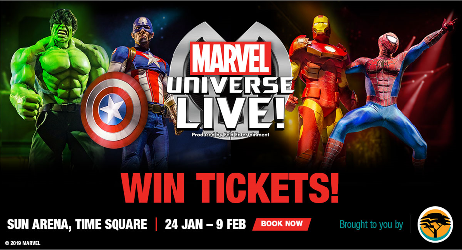 Win Tickets to Marvel Universe Live