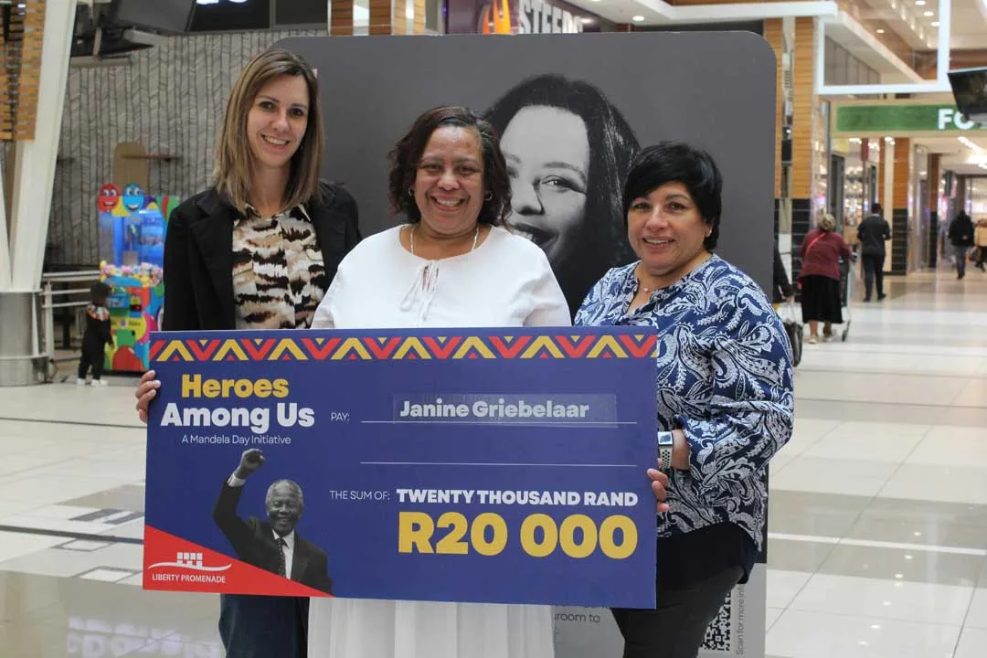 Janine Griebelaar Honoured for Selfless Service