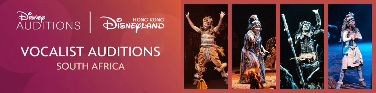 Cape Town auditions for Hong Kong Disneyland in July