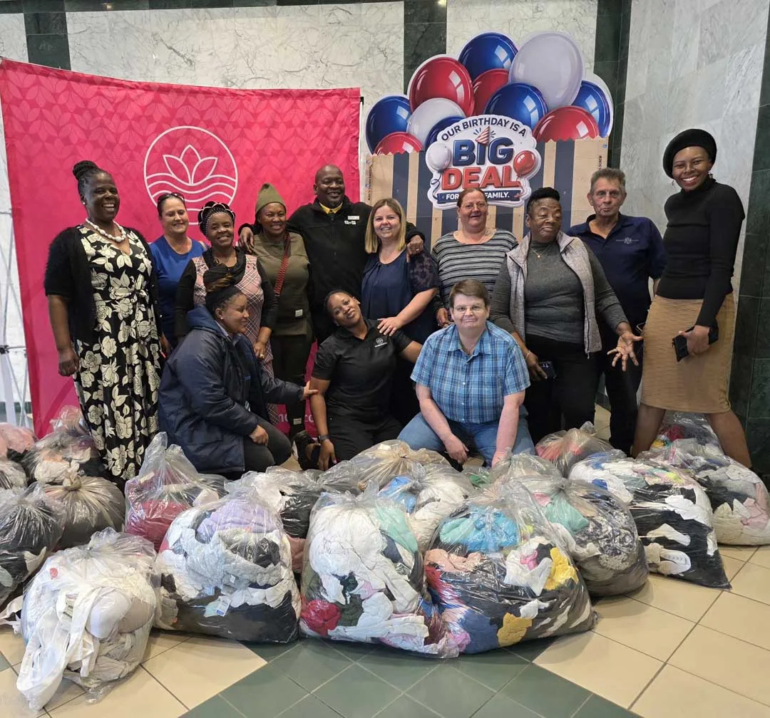Riverside Mall clothing donation