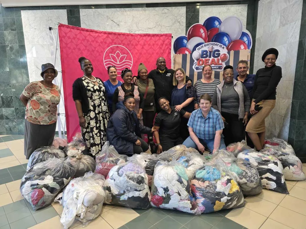 Riverside Mall Shares the Spirit of Giving With Clothing Donation to Lowveld NPOs Riverside Mall clothing donation