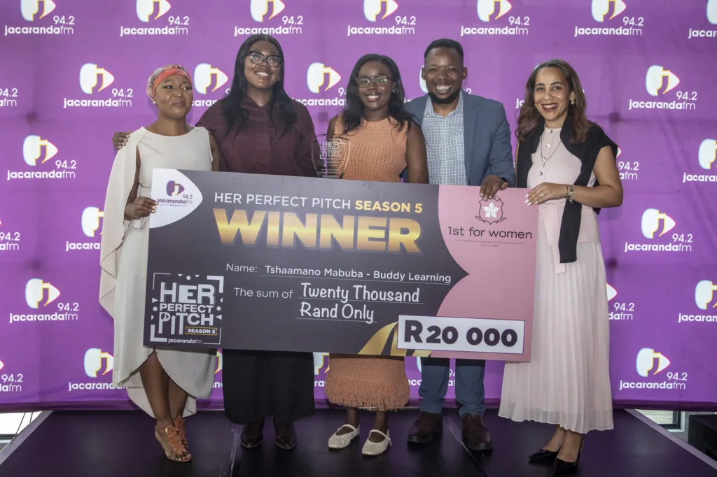 Tshaamano Mabuba Turns an EdTech Vision Into a Winning Pitch Buddy Learning Her Perfect Pitch Winner